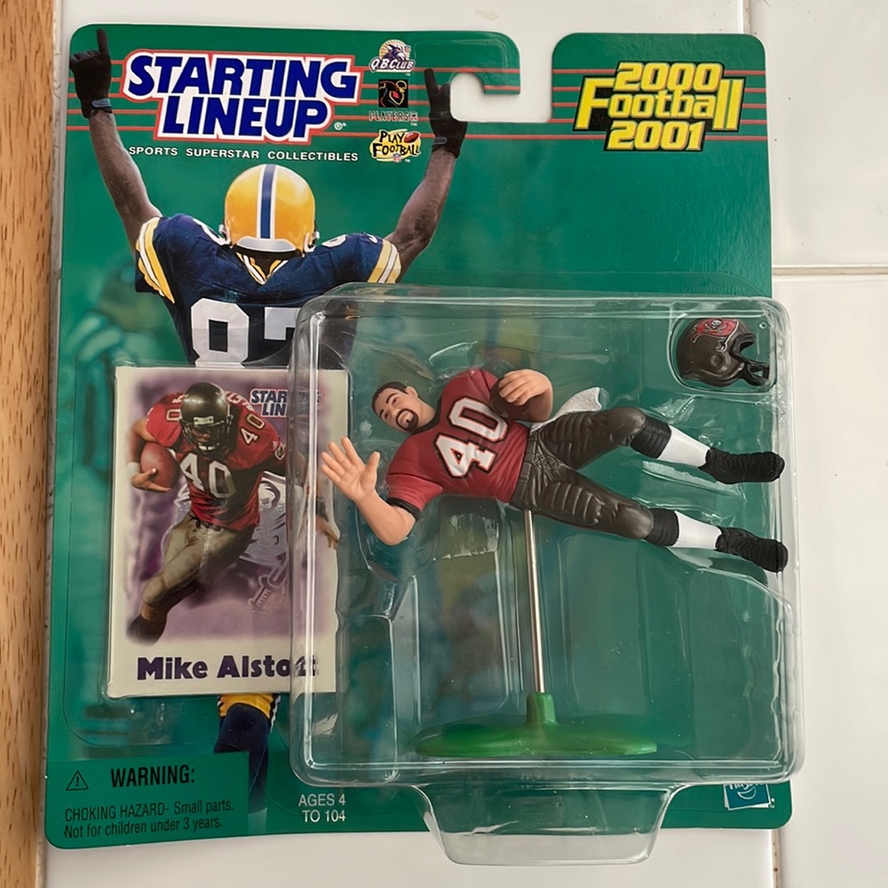 Starting Lineup Football NFL Collectible Mike Alstott #40 Tampa Bay Buccaneers